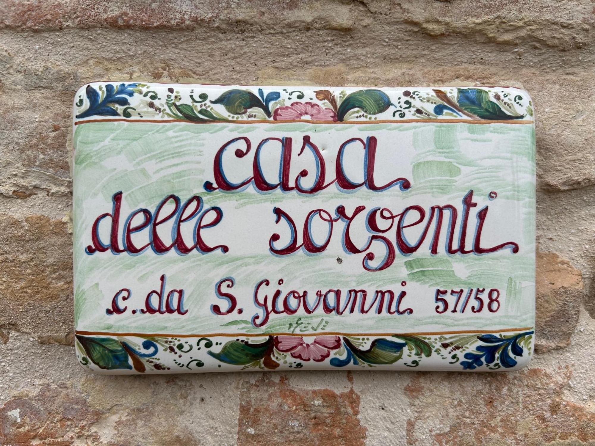Casa Delle Sorgenti Lejlighed Montefiore dellʼAso Eksteriør billede